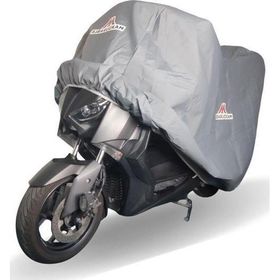 MaxDurable Vespa Primavera 150 Arka Çantasız Gri Su Geçirmez Motor Brandası