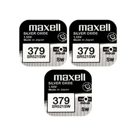 Maxell 379 SR521SW 3'lü 1.55 V Saat Pili