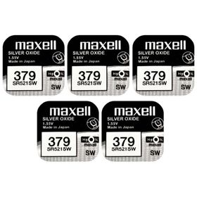 Maxell 379 SR521SW 5'li Saat Pili