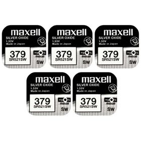 Maxell 379 SR521SW 5'li Saat Pili
