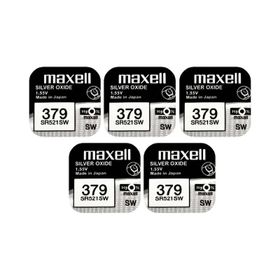 Maxell 379 SR521SW 5'li Saat Pili