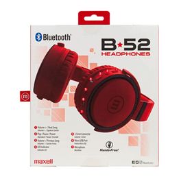 Maxell MLA HP-BTB52 Kırmızı Kulak Üstü Bluetooth Kulaklık