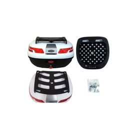 Maxem EG-00009 45 Litre Sl45 Full Beyaz Sırt Dayamalı Motosiklet Çantası