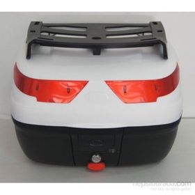 Maxem Sl-40 40 lt Full Beyaz Motorsiklet Arka Çanta