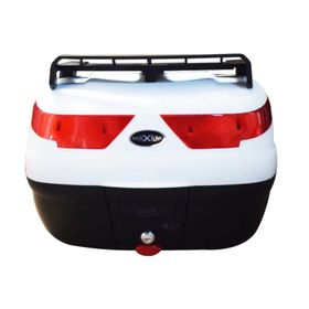 Maxem Sl-40 Full Siyah Kargo Tipi Sırt Dayamalı Motosiklet Çantası