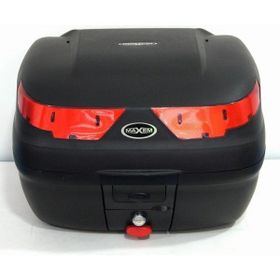 Maxem Sl-40 Full Siyah Kargo Tipi Sırt Dayamalı Motosiklet Çantası