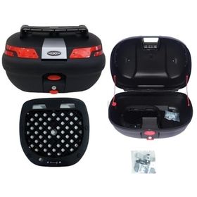 Maxem Sl-45 Full Siyah Kargo Tipi Sırt Dayamalı Motosiklet Çantası