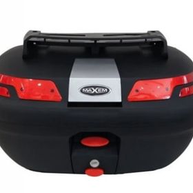 Maxem Sl-45 Full Siyah Kargo Tipi Sırt Dayamalı Motosiklet Çantası