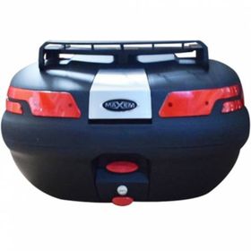 Maxem Sl-45 Full Siyah Kargo Tipi Sırt Dayamalı Motosiklet Çantası