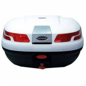 Maxem SL45 Bagajlı Beyaz Motosiklet Arka Çanta