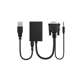 Maxgo 2067P VGA To HDMI Dönüştürücü Görüntü ve Ses Çevirici Kablo