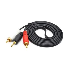 Maxgo 2109 3.5 mm Stereo To 2rca Kablosu Aux Tos Ses 1.5 m Kablo