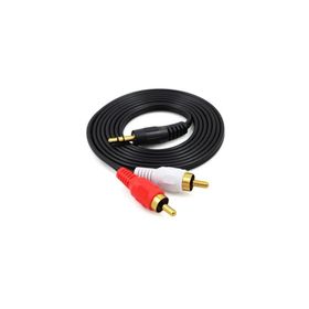 Maxgo 2109 3.5 mm Stereo To 2rca Kablosu Aux Tos Ses 1.5 m Kablo