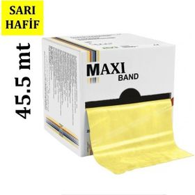 Maxi 45.5 m Hafif Sarı Egzersiz Bandı