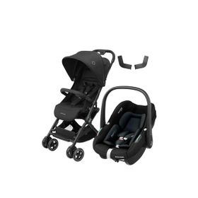 Maxi-Cosi Lara2-Pebble S Tek Elle Katlanabilen Ultra Kompakt Seyahat Sistem Black Bebek Arabası