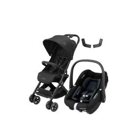 Maxi-Cosi Lara2-Pebble S Tek Elle Katlanabilen Ultra Kompakt Seyahat Sistem Black Bebek Arabası