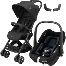 Maxi-Cosi Lara2-Pebble S Tek Elle Katlanabilen Ultra Kompakt Seyahat Sistem Black Bebek Arabası