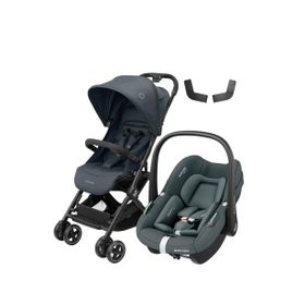 Maxi-Cosi Lara2-Pebble S Tek Elle Katlanabilen Ultra Kompakt Seyahat Sistem Graphite Bebek Arabası