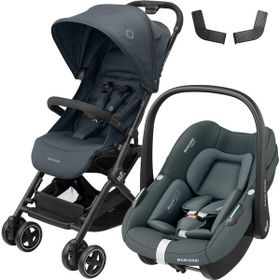 Maxi-Cosi Lara2-Pebble S Tek Elle Katlanabilen Ultra Kompakt Seyahat Sistem Graphite Bebek Arabası