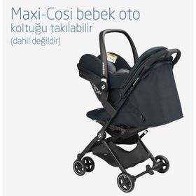 Maxi Cosi Lara2 Ultra Kompakt Otomatik Katlanan Essential Graphite Kabin Boy Seyahat Sistem Olabilen Bebek Arabası