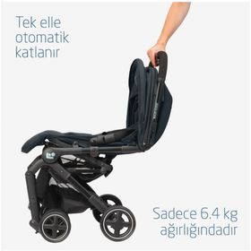 Maxi Cosi Lara2 Ultra Kompakt Otomatik Katlanan Essential Graphite Kabin Boy Seyahat Sistem Olabilen Bebek Arabası
