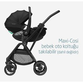 Maxi-Cosi Leona 2 Çift Yönlü Uzatılabilir Sırt Desteği Tam Yatabilir Siyah Renk Bebek Arabası