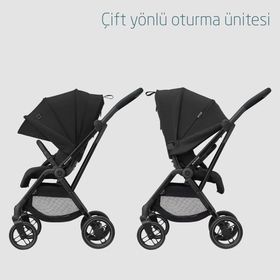 Maxi-Cosi Leona 2 Coral 360 Modüler Ana Kucaklı Ultra Kompakt Çift Yönlü Seyahat Sistem Essential Gri Bebek Arabası