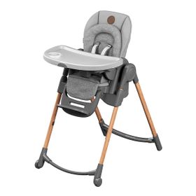 Maxi-Cosi Minla 6in1 Essential Mavi Ahşap Görünümlü Mama Sandalyesi