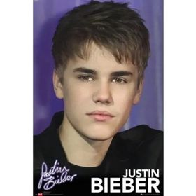 Maxi Justin Bieber Pin Up Purple Poster