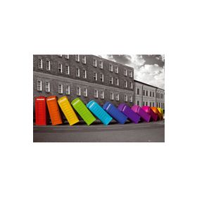 Maxi London Phoneboxes Falling Poster