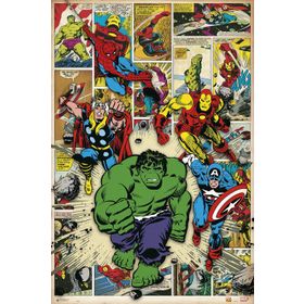 Maxi Marvel Here Come The Heroes Poster