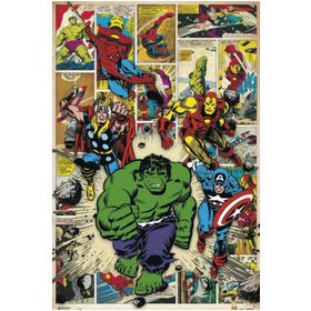 Maxi Marvel Here Come The Heroes Poster