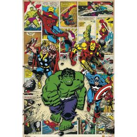 Maxi Marvel Here Come The Heroes Poster