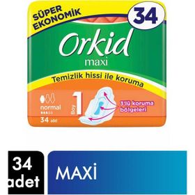 Maxi Normal Süper Ekonomik Paket 34 Adet Hijyenik Ped