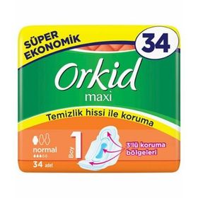 Maxi Normal Süper Ekonomik Paket 34 Adet Hijyenik Ped