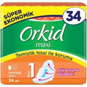 Maxi Normal Süper Ekonomik Paket 34 Adet Hijyenik Ped