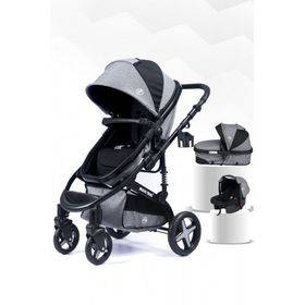 Maxi Taxi Fast Pro Cotton Grey Alüminyum Travel Sistem Bebek Arabası