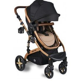 Maxi Taxi Fast Pro Gold Black Alüminyum Travel Sistem Bebek Arabası