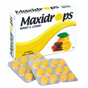 Maxidrops Bal Limon Aromalı 24 Pastil