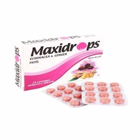 Maxidrops Ekinezya Zencefil Aromalı 24 Pastil
