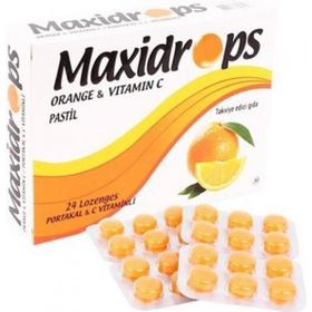Maxidrops Portakal Vitamin C 2x24 Pastil