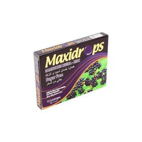 Maxidrops Sambucus Karamürver Çinko 12 Pastil