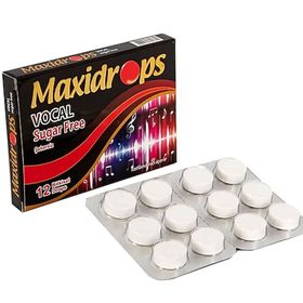 Maxidrops Vocal Şekersiz 12 Pastil