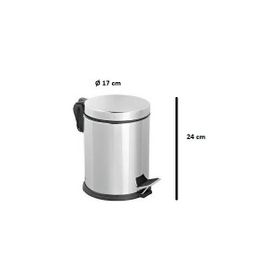 Maxiflow 3 lt Q17 25 cm Mikro Pedallı Çöp Kovası