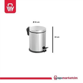 Maxiflow 5 Lt Pedallı Çöp Kovası