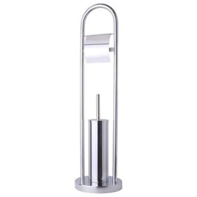 Maxiflow Ayaklı Banyo Tuvalet Kağıtlık ve Fırçalık Seti