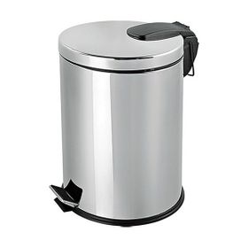 Maxiflow Pedallı Krom 12 lt Çöp Kovası