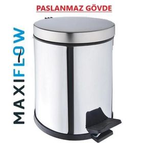 Maxiflow Standart Pedallı 8 lt Çöp Kovası