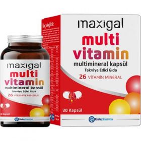 Maxigal Multivitamin Mineral 30 Kapsül