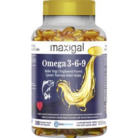 Maxigal Omega 3-6-9 200 Kapsül Balık Yağı